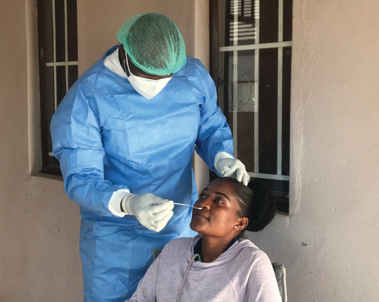 Covid19 Community Health Worker Humana Botswana